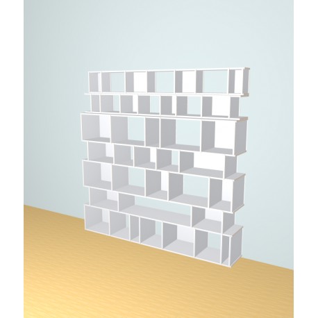 Custom bookcase  (H217cm - W217 cm)