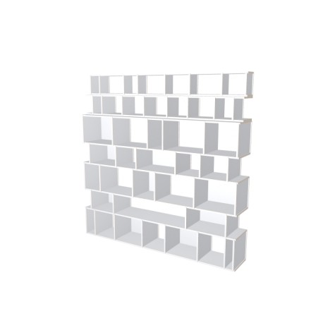 Boekenkast op maat  (H214cm - B217 cm)