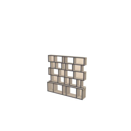 Boekenkast op maat  (H141cm - B150 cm)