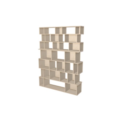 Custom bookcase  (H224cm - W165 cm)