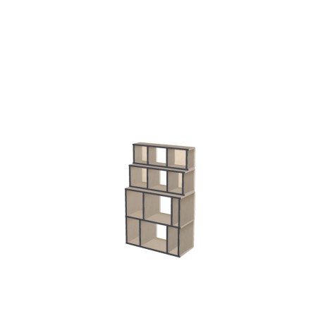 Custom bookcase (H128cm - W80 cm)