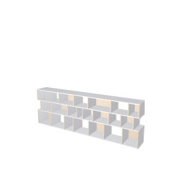 Meuble Bibliothèque sur-mesure (H91cm - L270 cm)