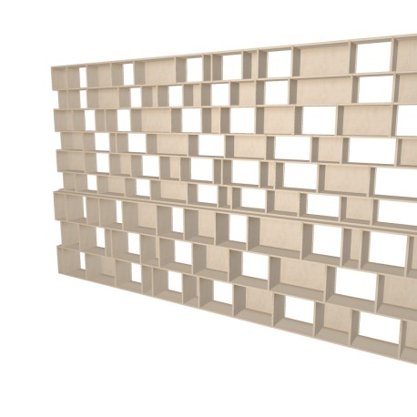 Meuble Bibliothèque sur-mesure (H263cm - L450 cm)