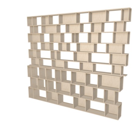 Meuble Bibliothèque sur-mesure (H263cm - L312 cm)