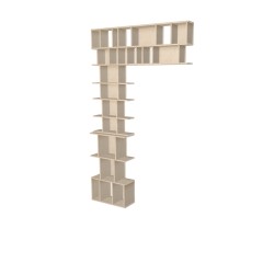 Meuble Bibliothèque sur-mesure (H263cm - L155 cm)