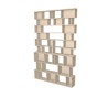 Custom bookcase  (H263cm - W166 cm)