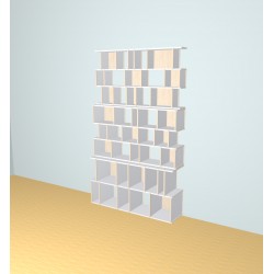 Boekenkast op maat (H232cm - B140 cm)