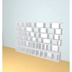 Meuble Bibliothèque sur-mesure (H181cm - L280 cm)