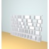 Custom bookcase  (H181cm - W280 cm)