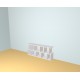Custom bookcase  (H73cm - W170 cm)