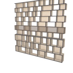 Meuble Bibliothèque sur-mesure (H293cm - L300 cm)