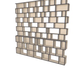 Meuble Bibliothèque sur-mesure (H293cm - L300 cm)