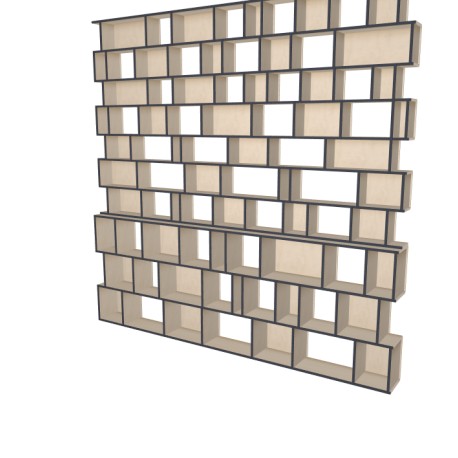 Meuble Bibliothèque sur-mesure (H293cm - L300 cm)