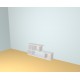 Custom bookcase  (H73cm - W170 cm)