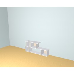 Meuble Bibliothèque sur-mesure (H73cm - L170 cm)