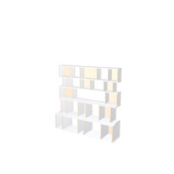 Meuble Bibliothèque sur-mesure (H153cm - L156 cm)
