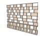Custom bookcase  (H260cm - W350 cm)