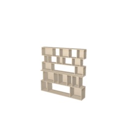 Custom bookcase  (H153cm - W157 cm)