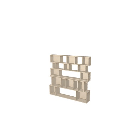 Meuble Bibliothèque sur-mesure (H153cm - L157 cm)