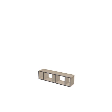 Custom bookcase  (H38cm - W155 cm)
