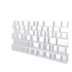 Meuble Bibliothèque sur-mesure (H190cm - L350 cm)