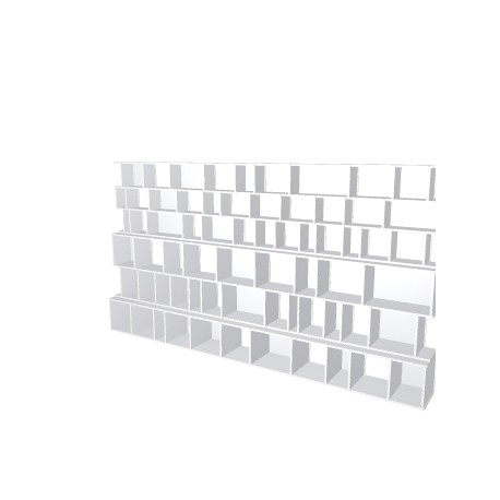 Custom bookcase  (H190cm - W350 cm)