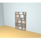Custom bookcase  (H199cm - W130 cm)