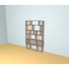 Custom bookcase  (H199cm - W130 cm)