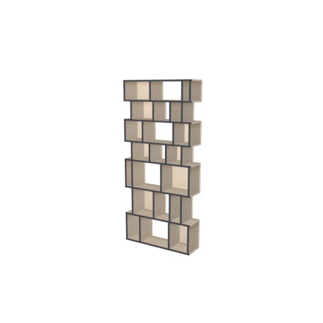 Custom bookcase  (H207cm - W95 cm)
