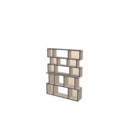 Boekenkast op maat  (H153cm - B119 cm)