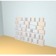 Custom bookcase  (H233cm - W250 cm)