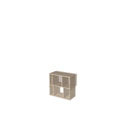 Custom bookcase  (H75cm - W78 cm)