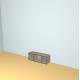 Custom bookcase  (H38cm - W110 cm)