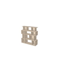 Custom bookcase  (H129cm - W123 cm)