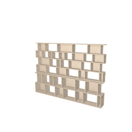 Custom bookcase  (H179cm - W250 cm)