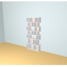 Custom bookcase  (H206cm - W90 cm)