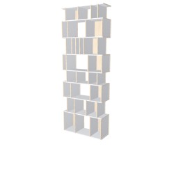 Boekenkast op maat (H281cm - B103 cm)