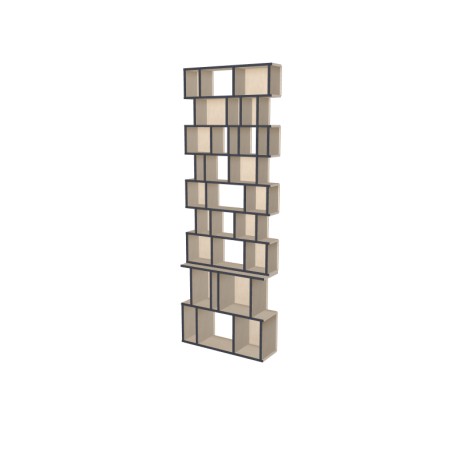 Custom bookcase  (H245cm - W85 cm)