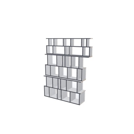 Custom bookcase  (H199cm - W161 cm)