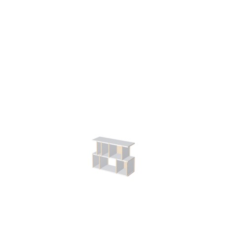 Custom bookcase  (H57cm - W77 cm)