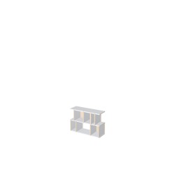 Custom bookcase  (H57cm - W80 cm)