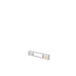 Custom bookcase  (H26cm - W128 cm)