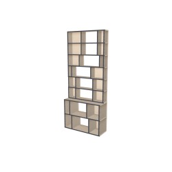 Custom bookcase  (H236cm - W100 cm)
