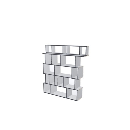 Boekenkast op maat  (H174cm - B159 cm)