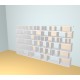 Custom bookcase  (H190cm - W350 cm)