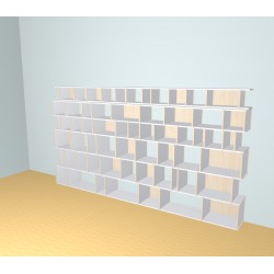 Custom bookcase  (H190cm - W350 cm)