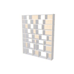 Custom bookcase  (H227cm - W184 cm)