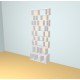 Custom bookcase  (H259cm - W100 cm)