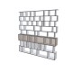 Boekenkast op maat  (H242cm - B237 cm)