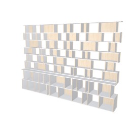 Custom bookcase  (H230cm - W332 cm)